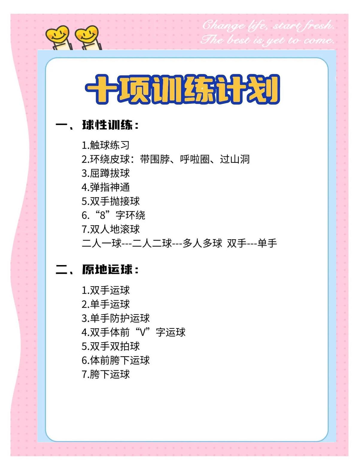 如何根据个人情况定制篮球训练方案